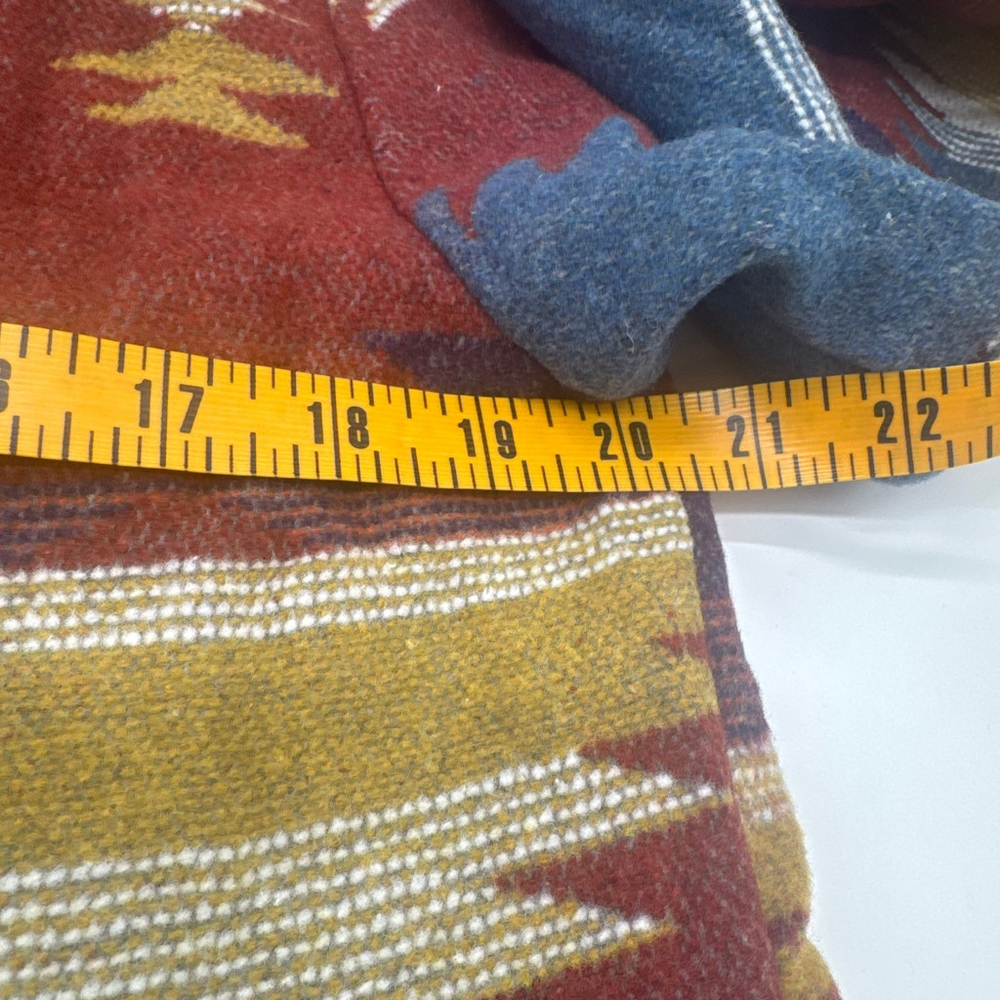 Aztec Pattern Lightweight Button Shirt Jacket Xl - image 8